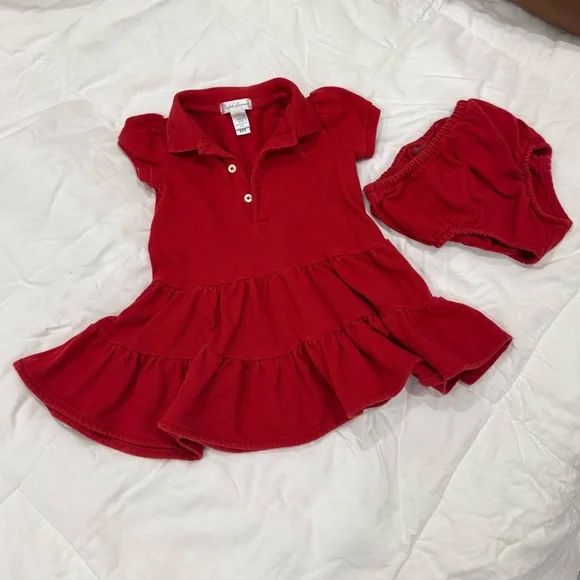 Ralph Lauren Infant Set - Dresses, Romper, Cardigan, & Shirt (Size 6M)